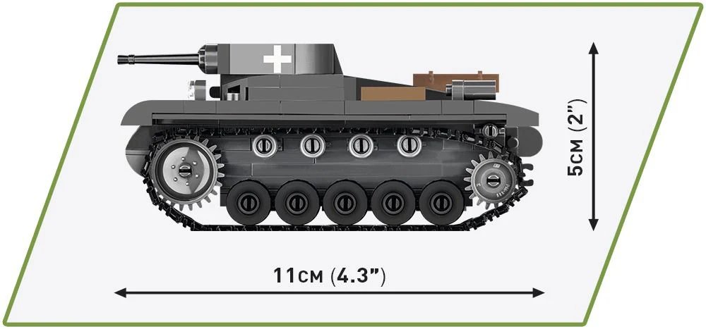 Cobi 1/48 Scale Panzer II Ausf. A - Image 5