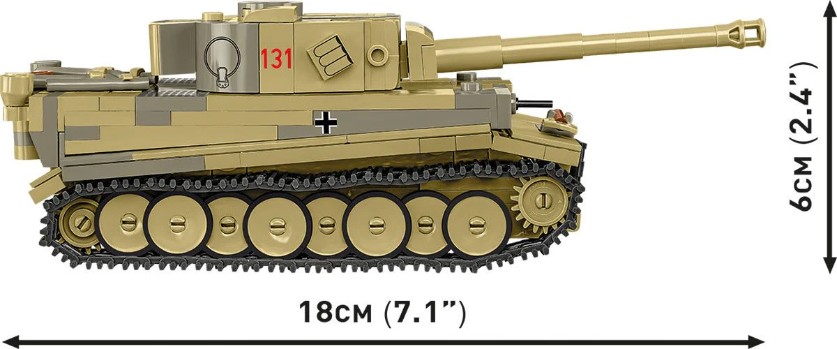 Cobi 1/48 Scale Tiger 131 - Upgraded - Image 5