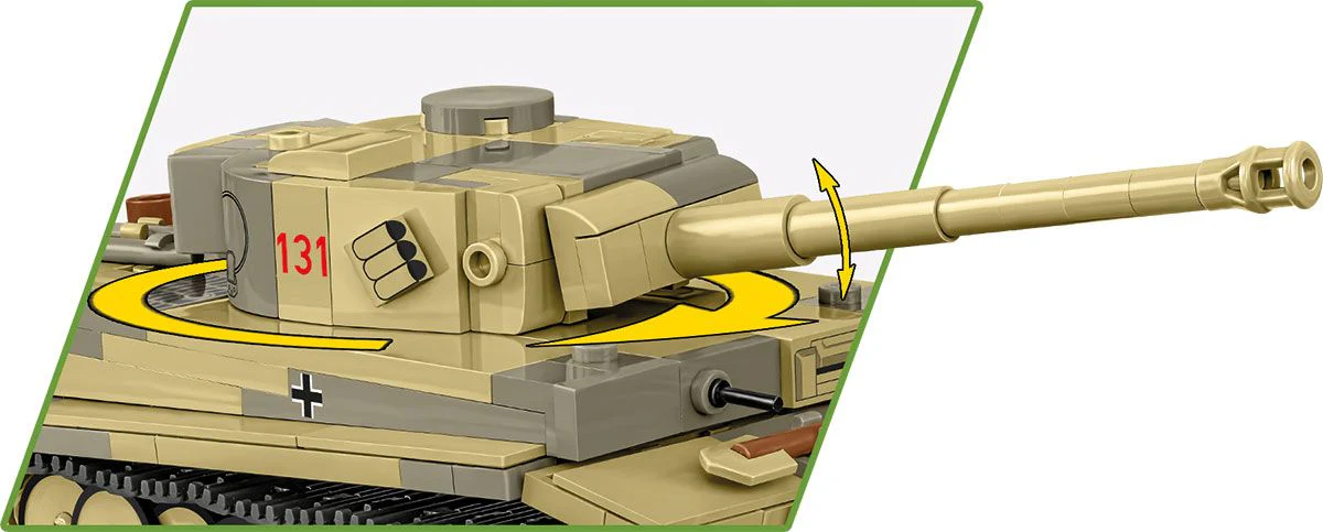 Cobi 1/48 Scale Tiger 131 - Upgraded - Image 6