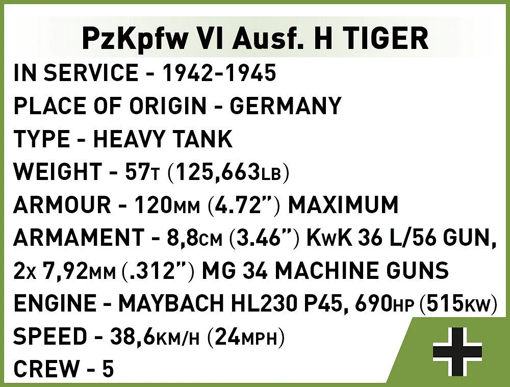 Cobi 1/48 Tiger 131 - Image 7