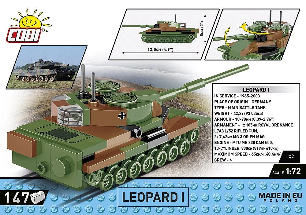 Cobi 1:72 Leopard I - Image 2