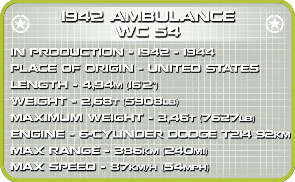 Cobi 1942 Ambulance WC-54 - Image 4