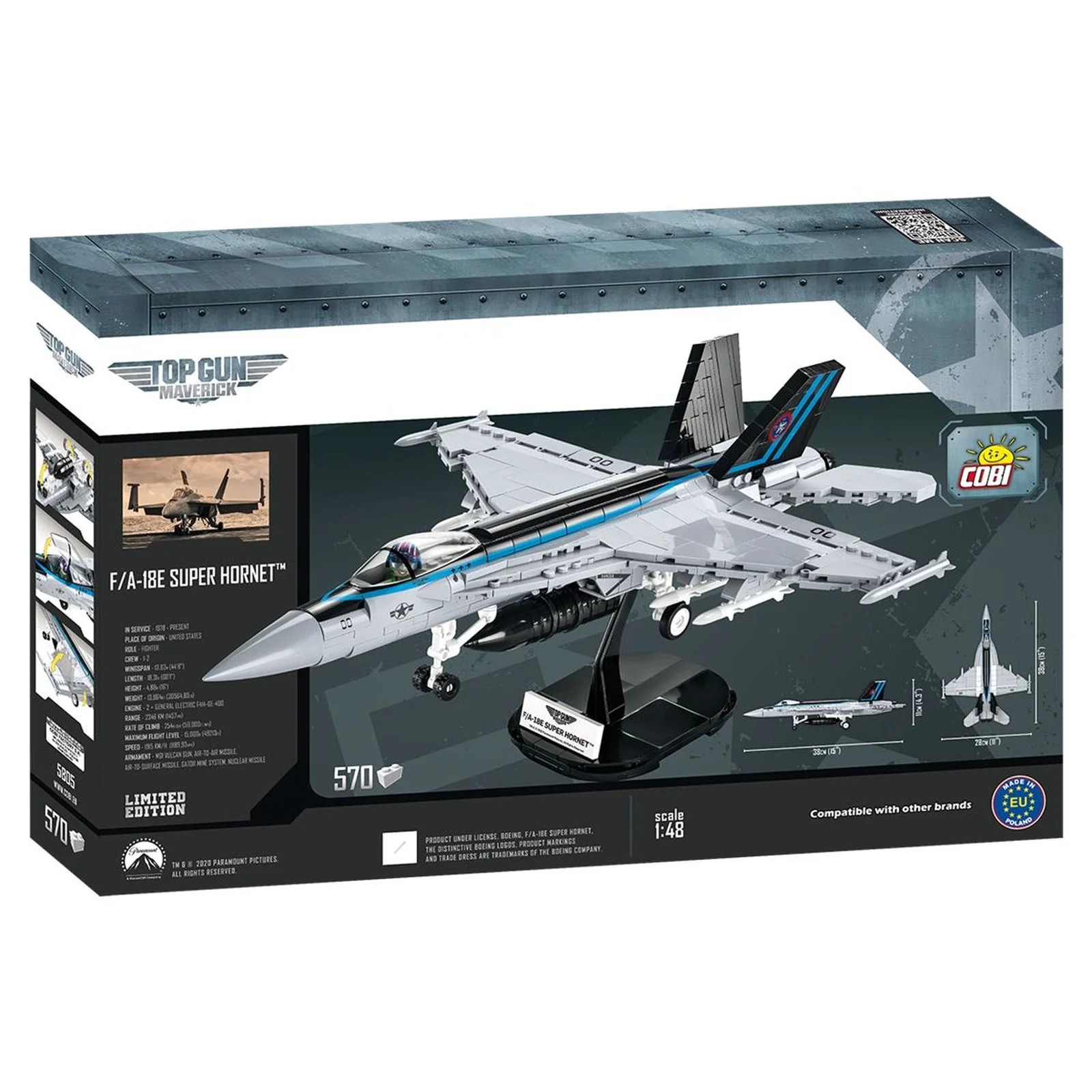Cobi F/A 18E Super Hornet 570 Pieces - Image 3