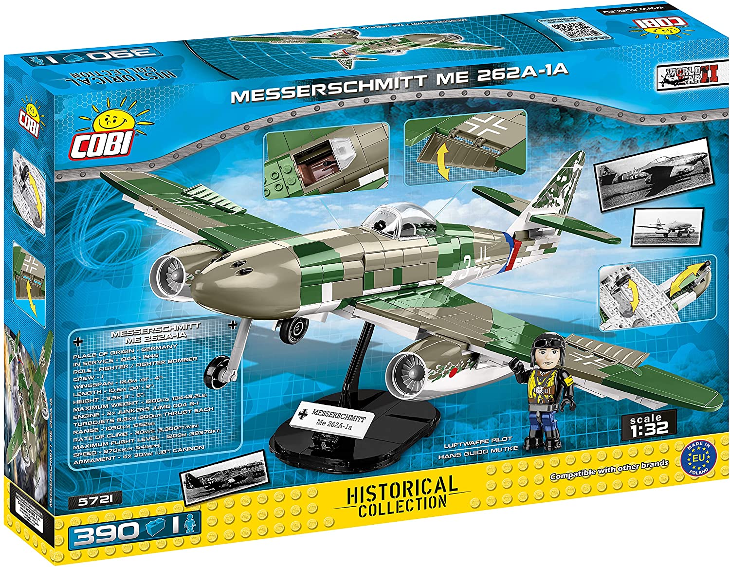 Cobi Messerschmitt Me262 A-1a - Image 5