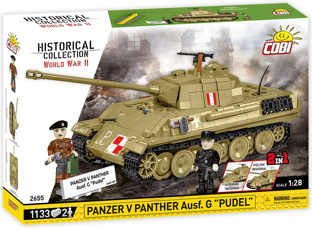 Cobi 1:28 Scale Panzer V Panther Ausf. G Pudel