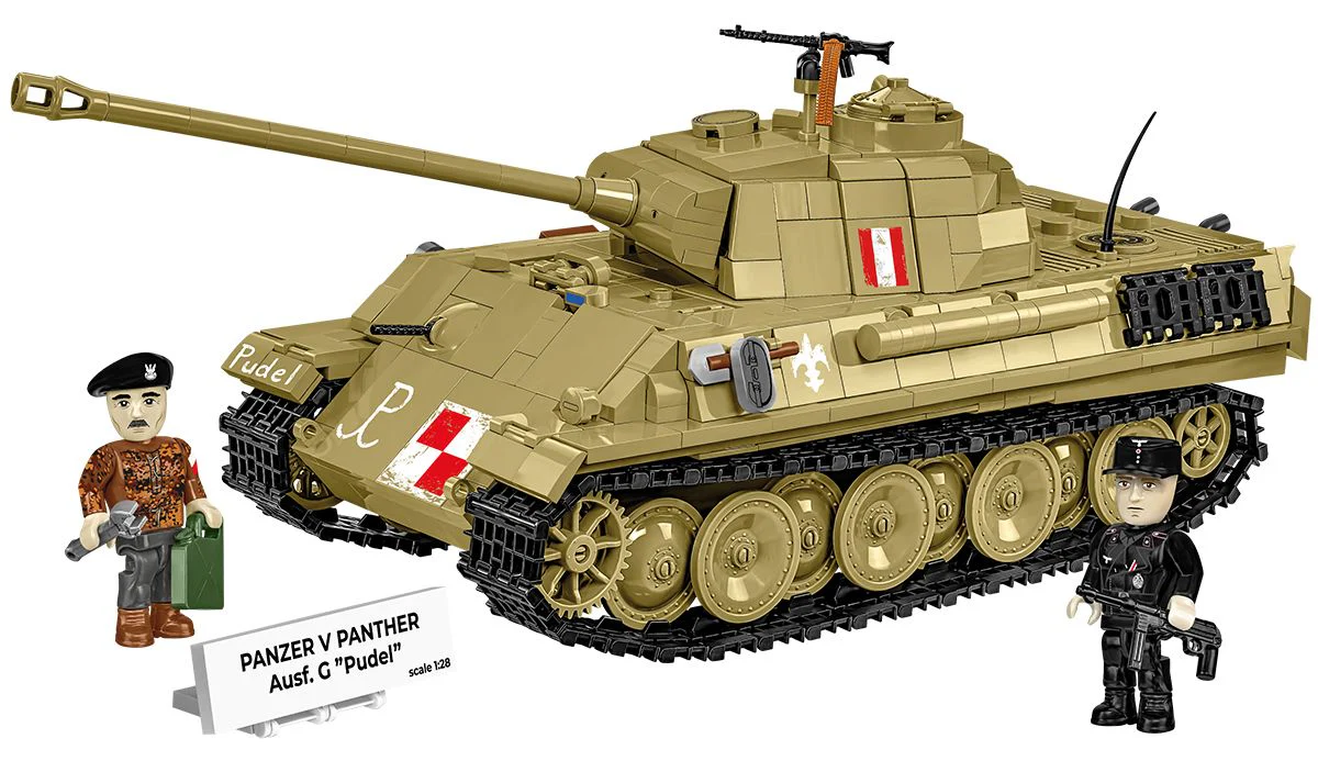 Cobi 1:28 Scale Panzer V Panther Ausf. G Pudel - Image 3