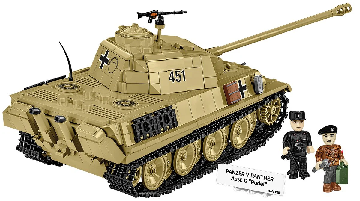 Cobi 1:28 Scale Panzer V Panther Ausf. G Pudel - Image 4