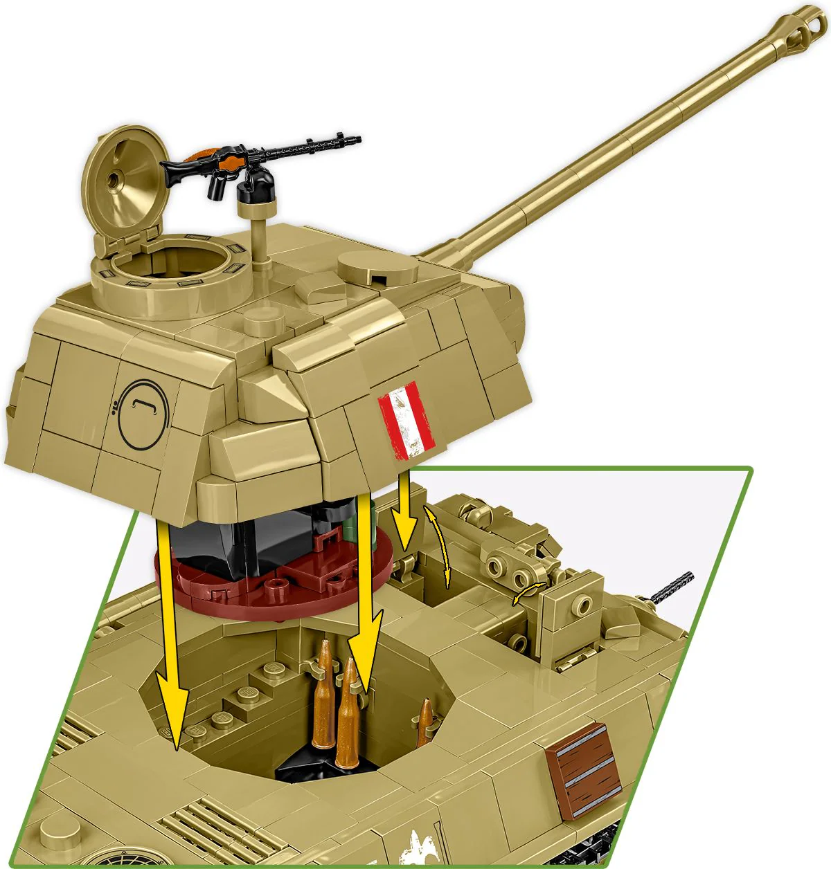Cobi 1:28 Scale Panzer V Panther Ausf. G Pudel - Image 6