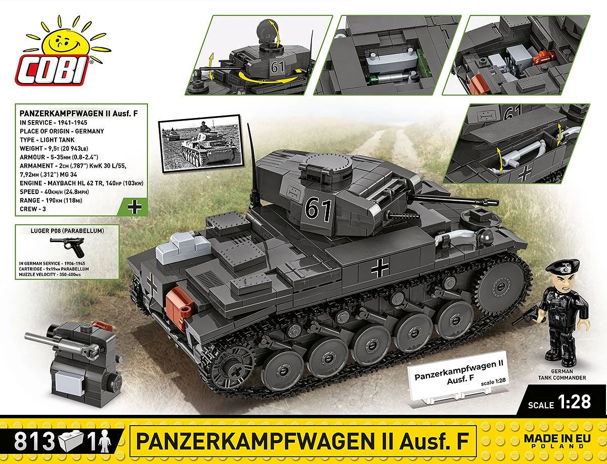 Cobi Panzerkampfwagen II Ausf. F - Image 2