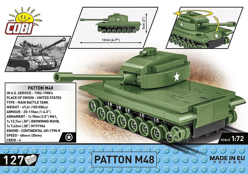 Cobi Patton M48 1/72 Scale - Image 4