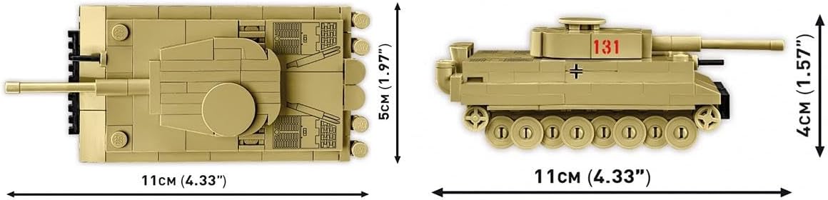 Cobi Tiger 131 1:72 Scale - Image 3