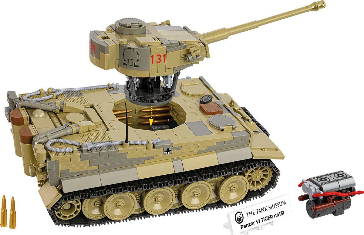 Cobi 1/28 Tiger 131 Upgraded Edition - Image 4