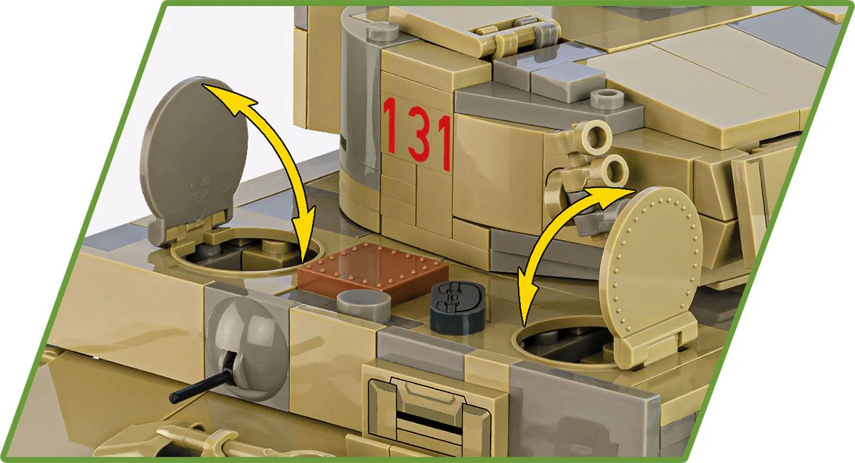 Cobi 1/28 Tiger 131 Upgraded Edition - Image 5