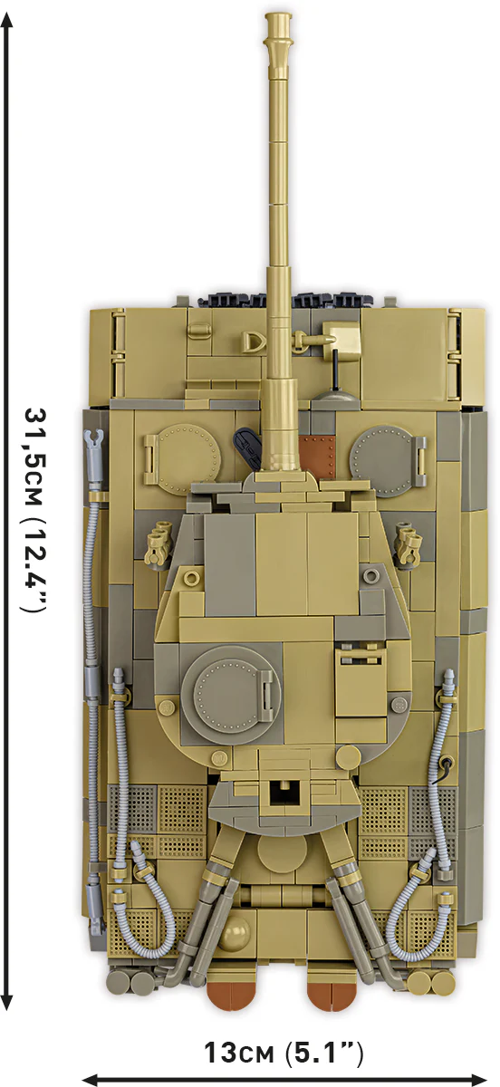 Cobi 1/28 Tiger 131 Upgraded Edition - Image 7