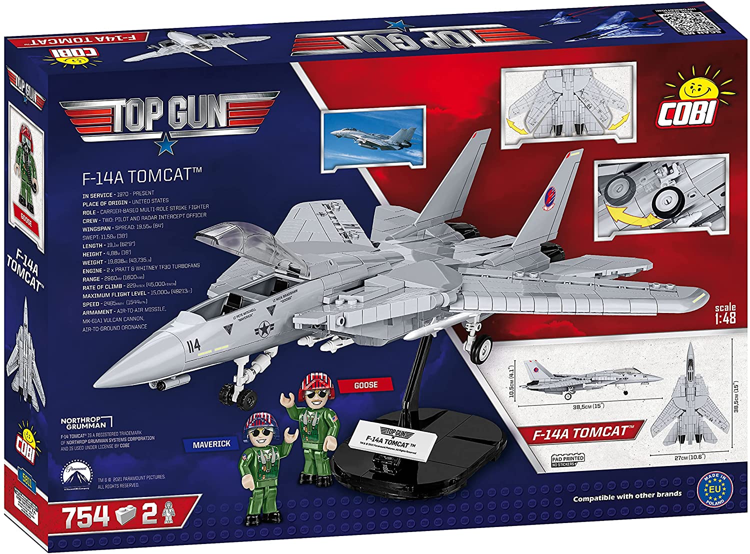 Cobi Top Gun F-14 Tomcat Set - Image 5