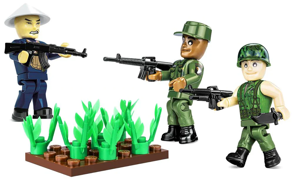 Cobi Vietnam War Solider Figures - Image 3