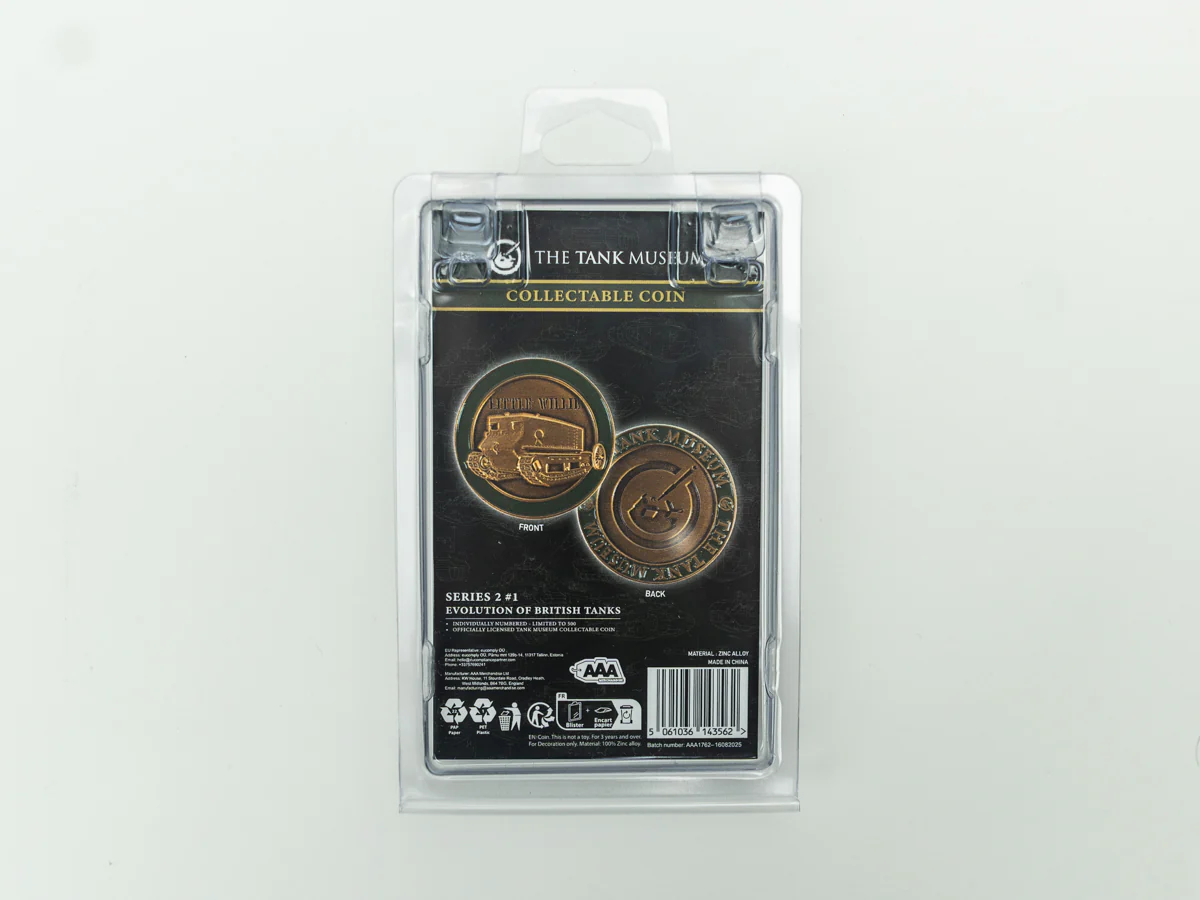 Collectable Coin Series 2: Evolution of British Tanks #1 Little Willie Tank - Image 4