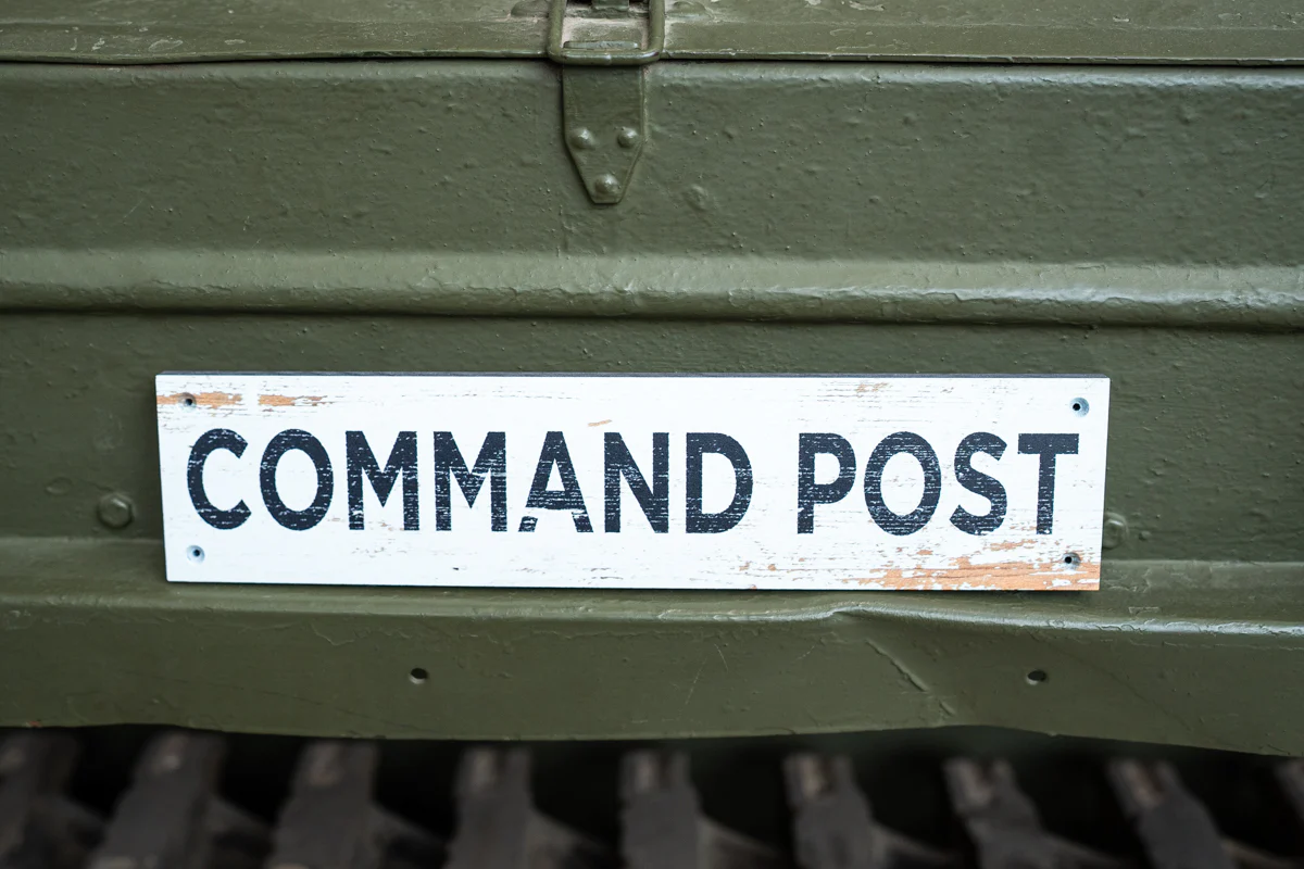 Command Post Wood Wall Sign - Image 2