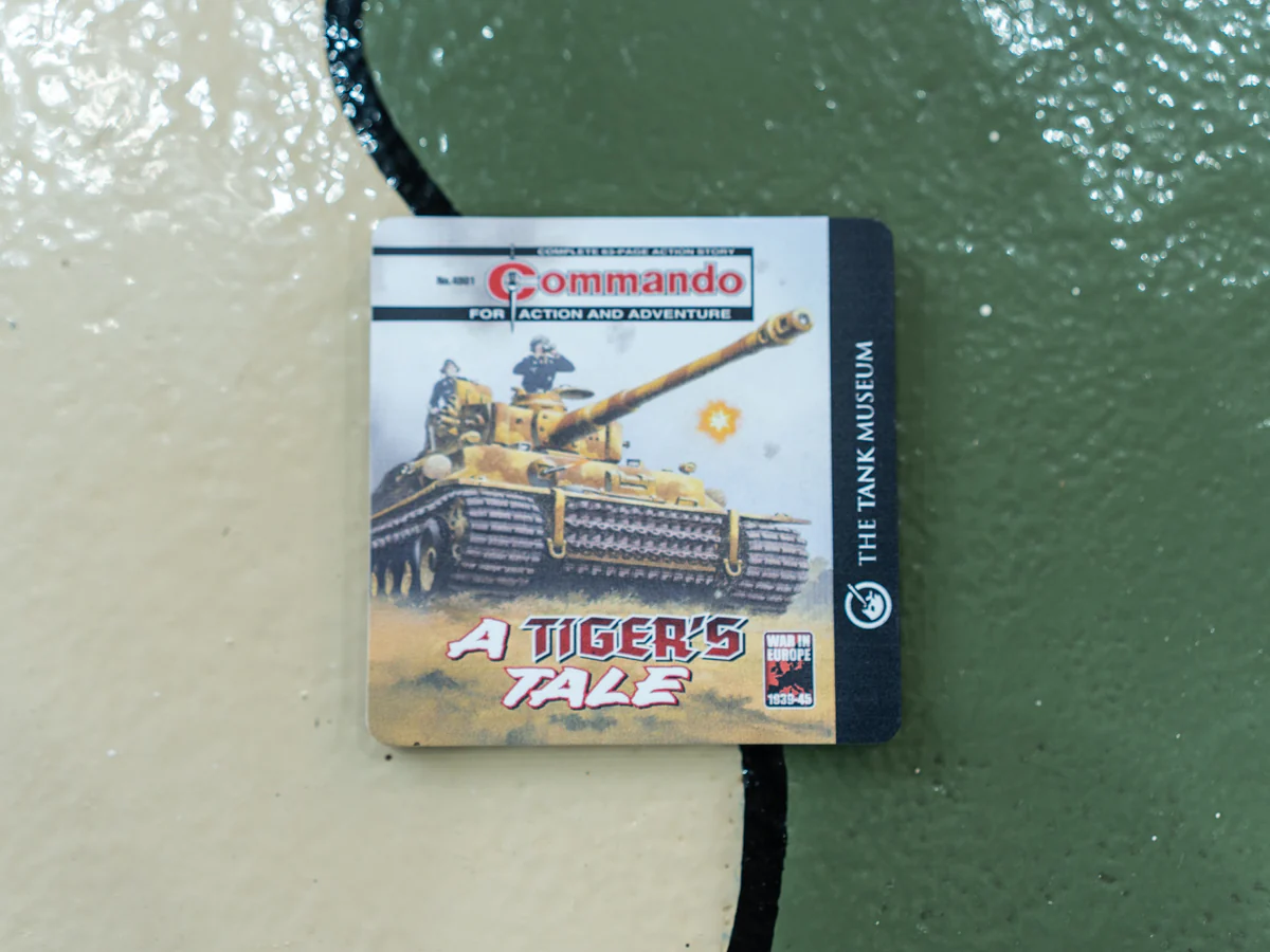 Commando Comics A Tigers Tale Coaster - Image 2