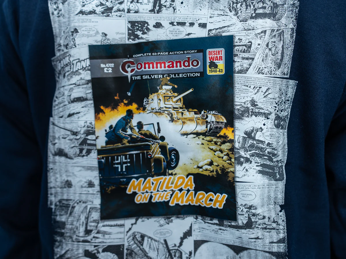 Commando Comics Artwork Hoodie - Image 5
