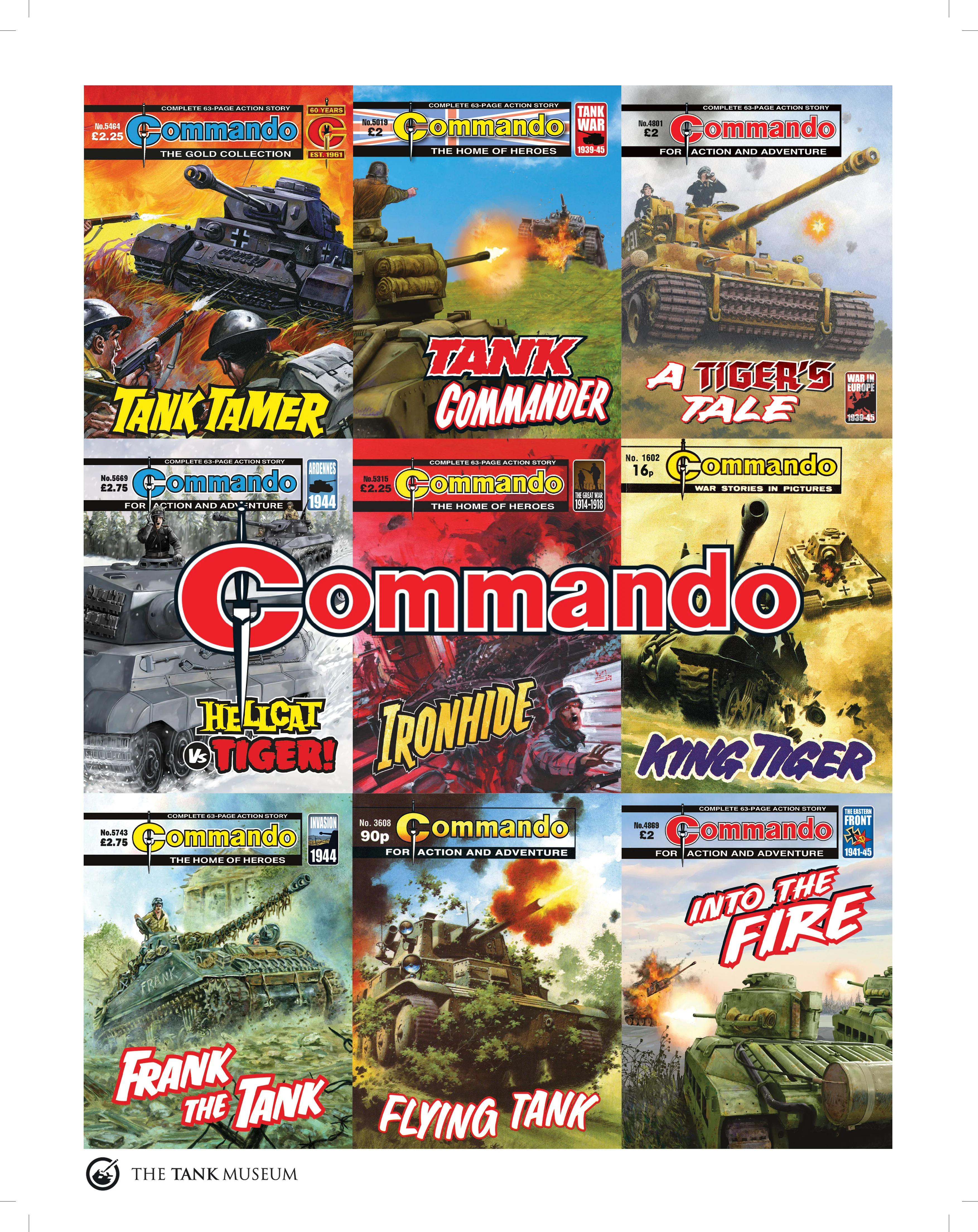 Commando Comics Classic Tank Covers Print - Image 2