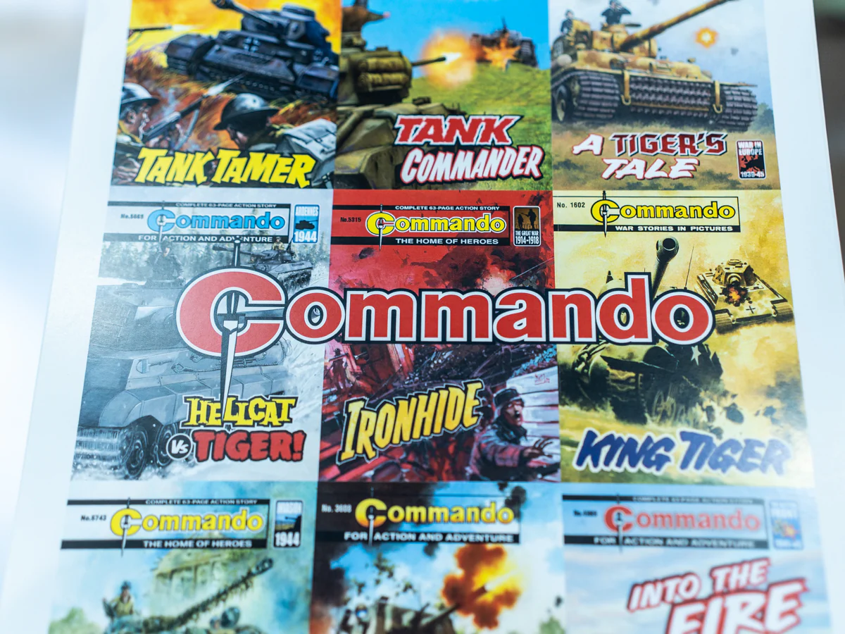 Commando Comics Classic Tank Covers Print - Image 5