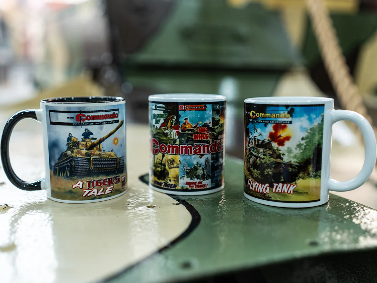 Commando Comics Flying Tank Cover Mug - Image 2