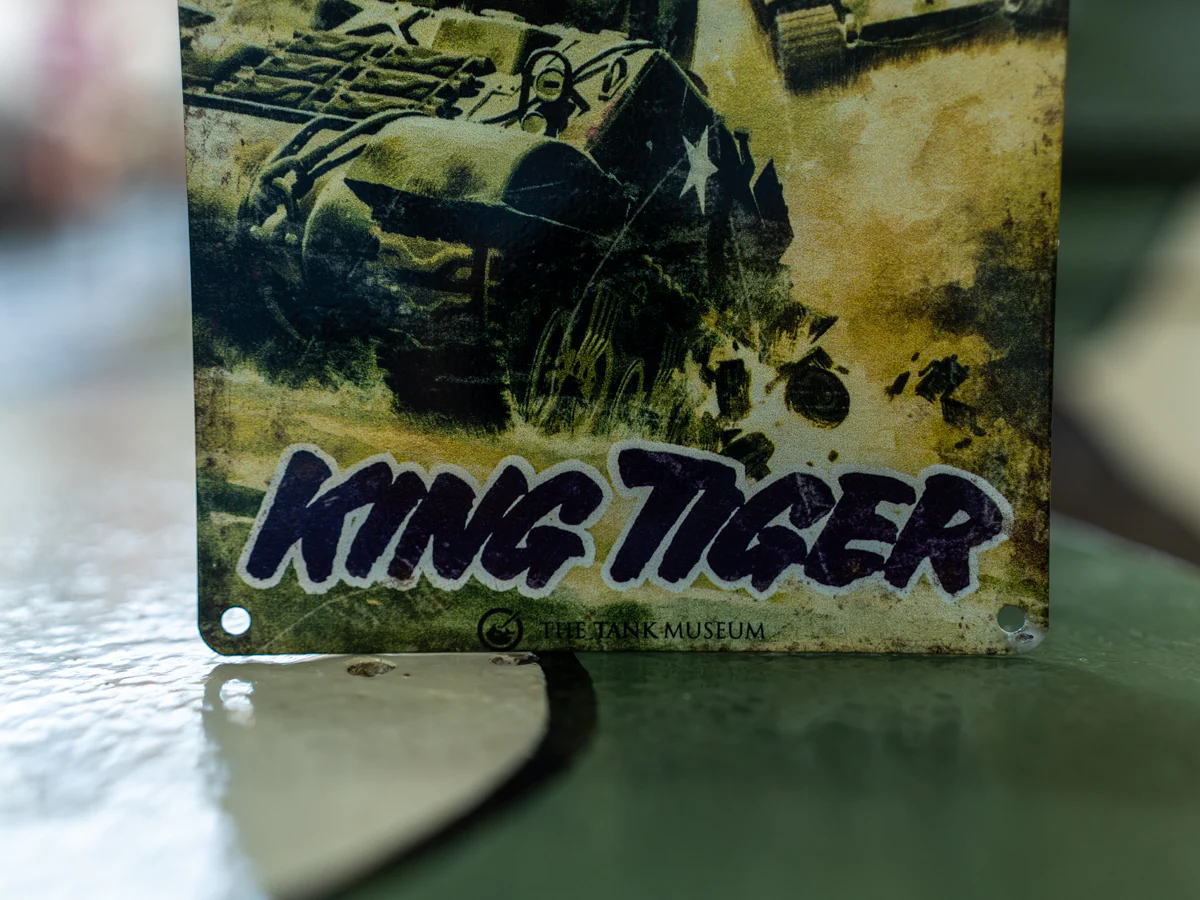 Commando Comics King Tiger Cover Metal Sign - Image 4