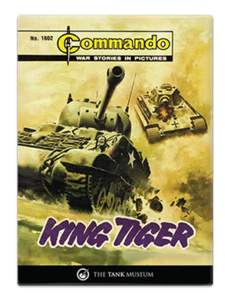 Commando Comics King Tiger Magnet