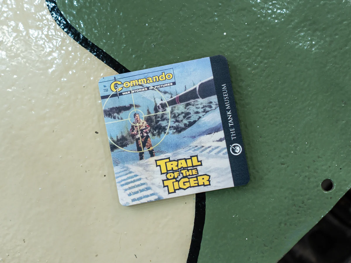 Commando Comics Trail Of The Tiger Coaster - Image 2