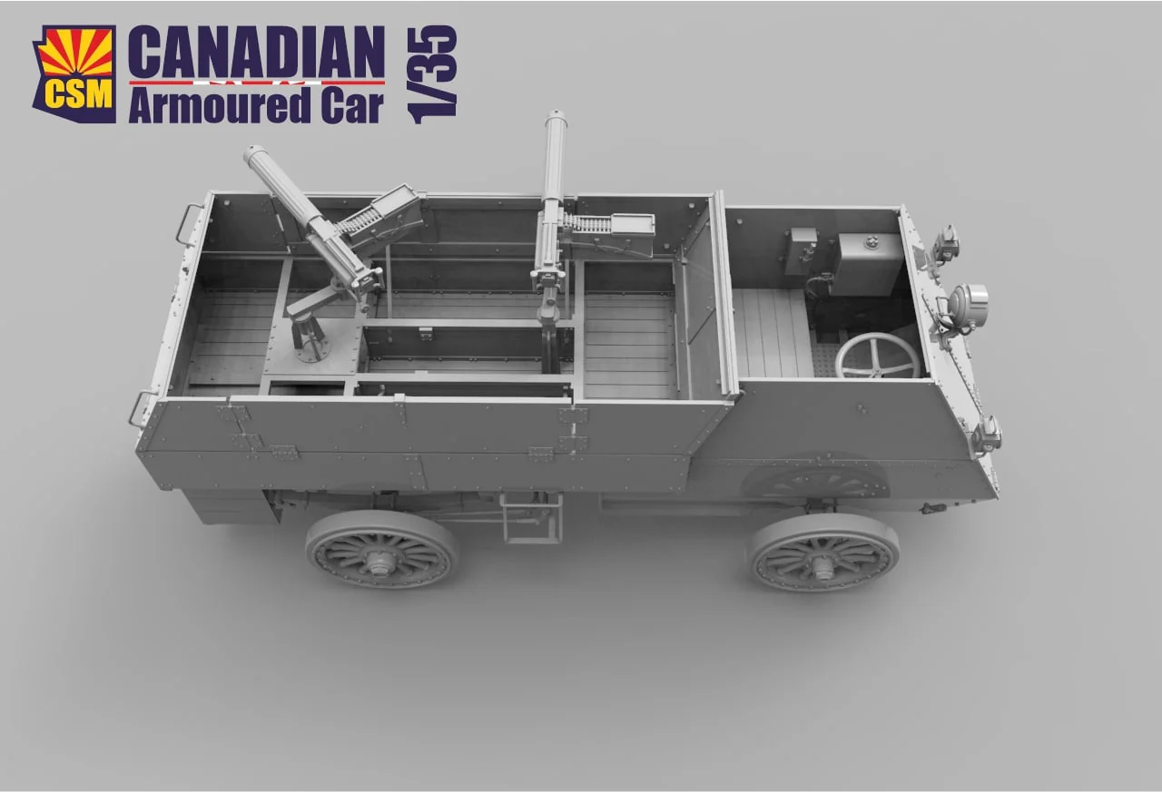 CSM 1/35 Scale Canadian Armoured MG Car - Image 2