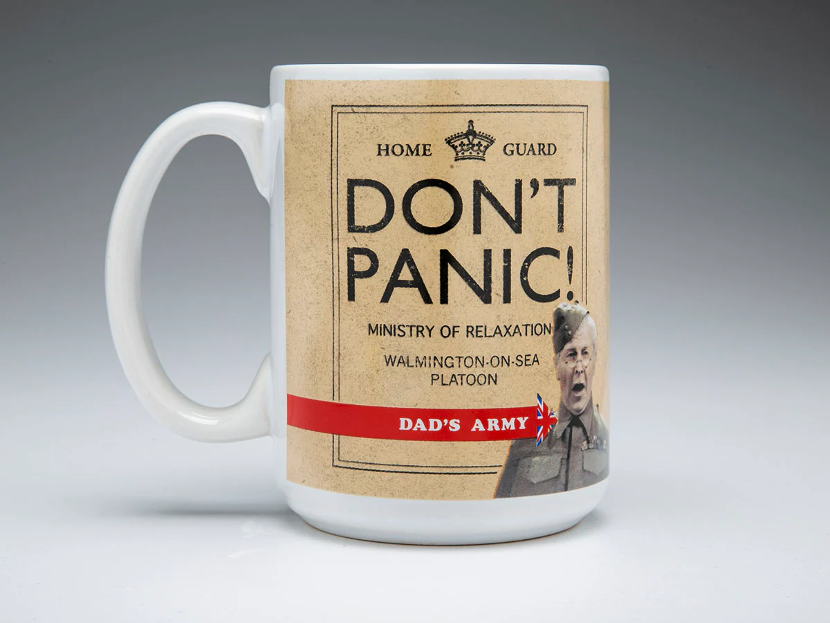 Dad's Army 'Don't Panic!' Ceramic Mug