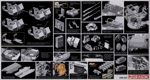 Dragon Models 1/35 Flak 38(f) Ausf.M Late Production - Image 2