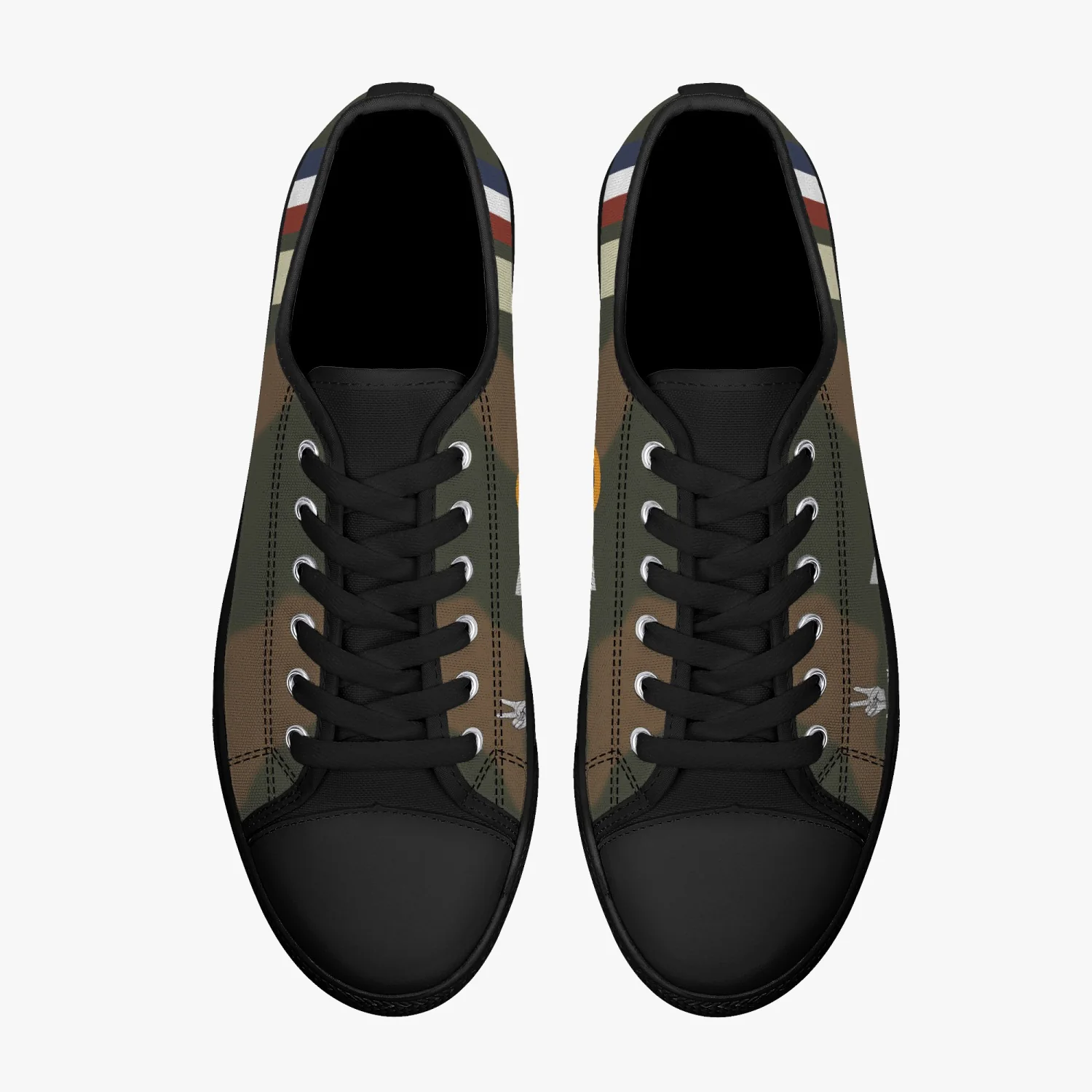Eric Lock Spitfire Low Top Canvas Trainer - Image 4