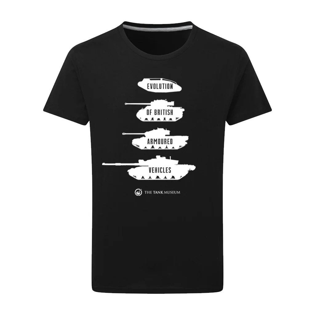 Evolution of British Armoured Vehicles Tanks T-Shirt - Image 10