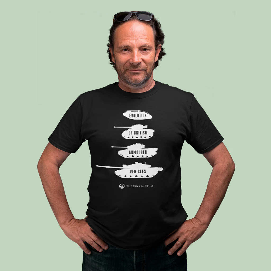 Evolution of British Armoured Vehicles Tanks T-Shirt - Image 11