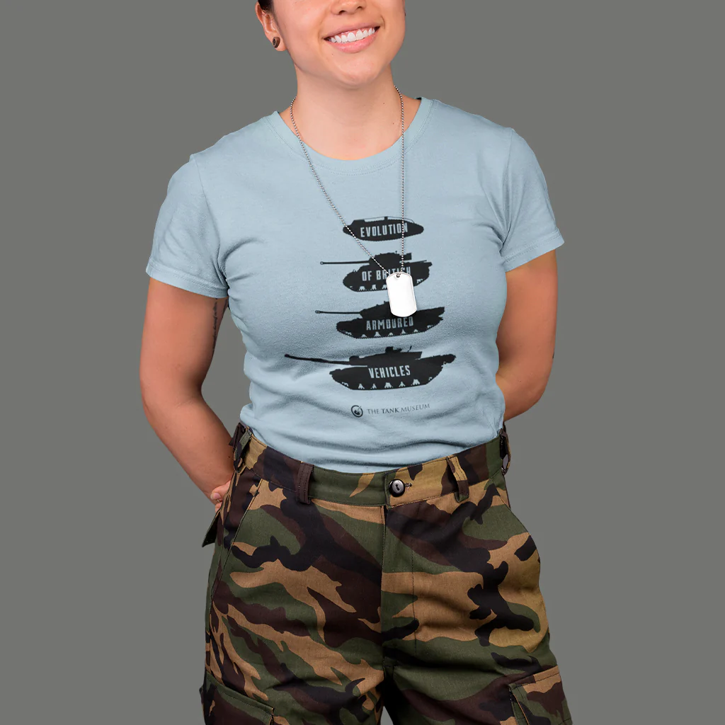 Evolution of British Armoured Vehicles Tanks T-Shirt - Image 8