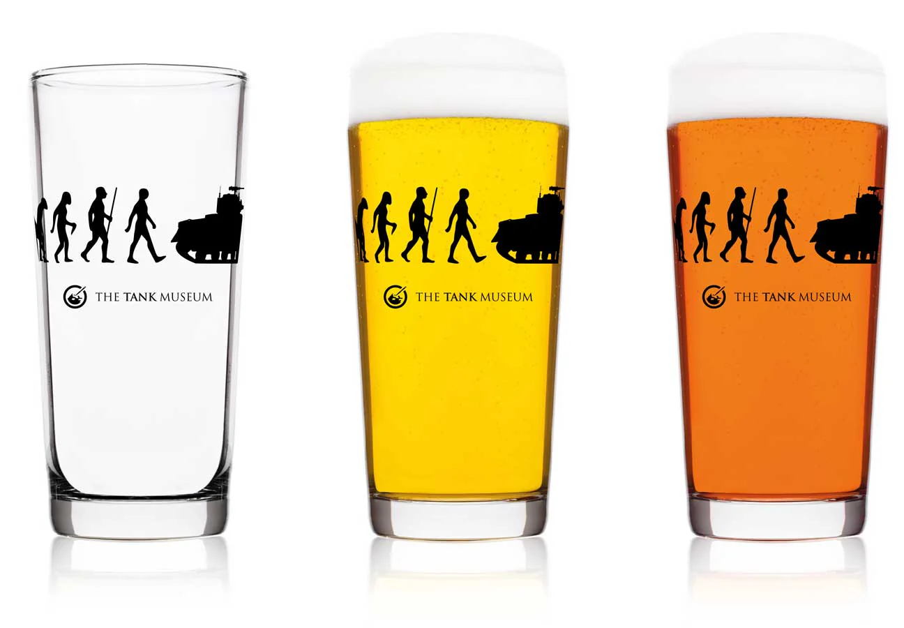 Evolution of Man Pint Glass - Image 2