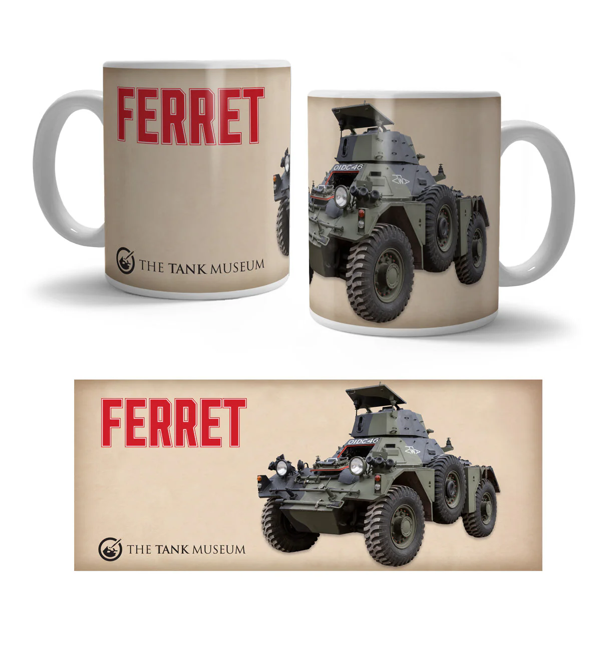 Ferret Scout Car Mug - Image 2