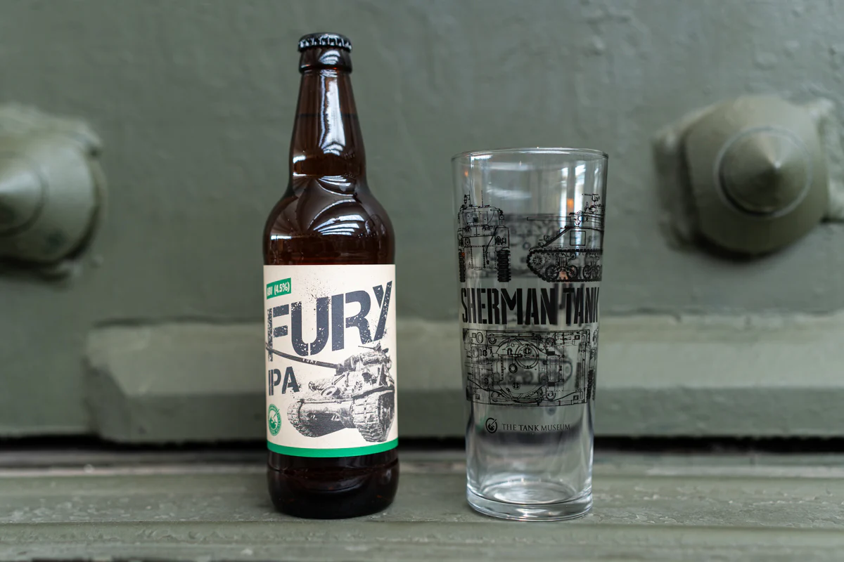 Fury Beer and Sherman Blueprint Pint Glass Gift Selection - Image 2