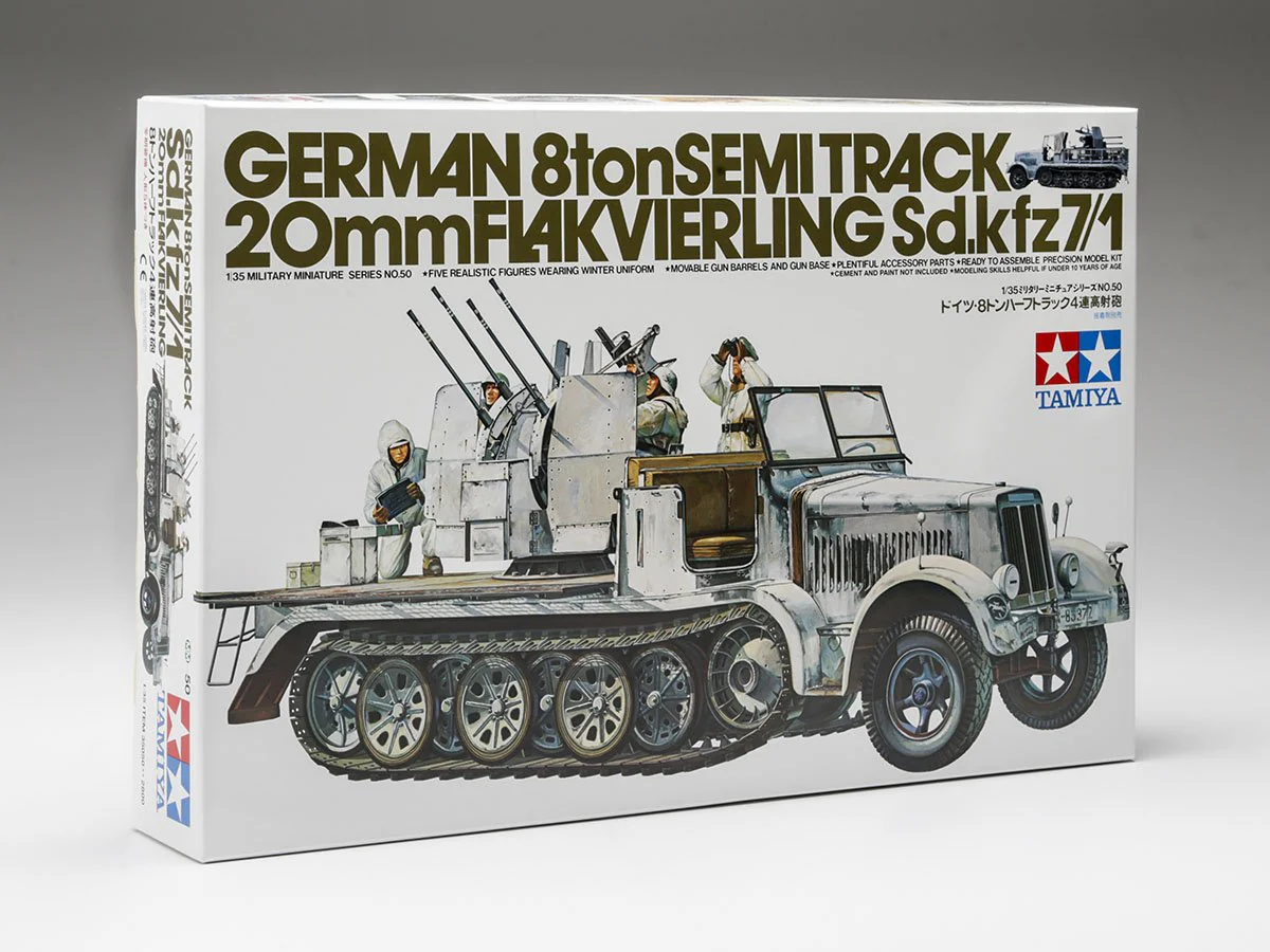Tamiya 1/35 8 ton half track with 20mm flak