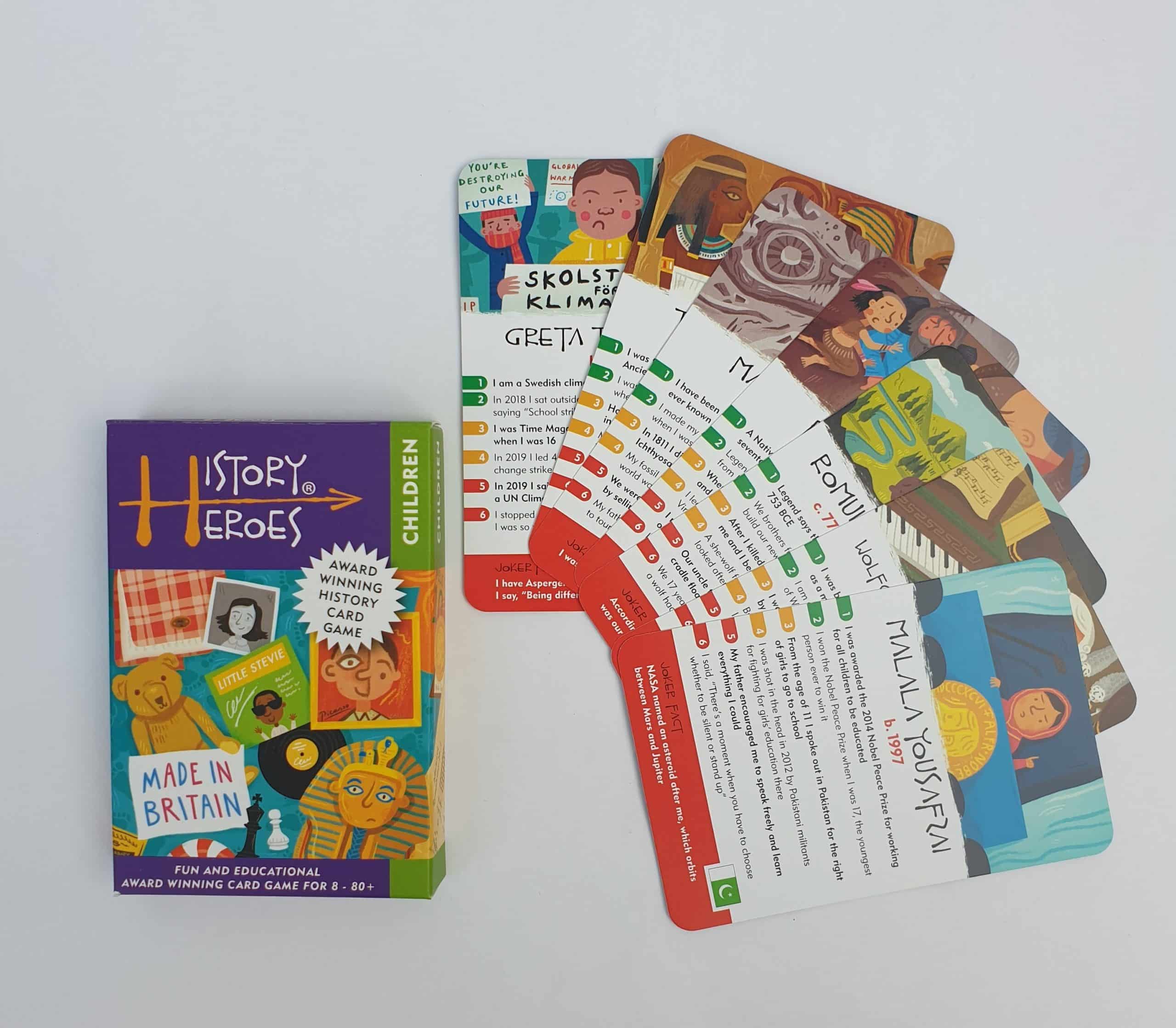 History Heroes Children Card Game - Image 3