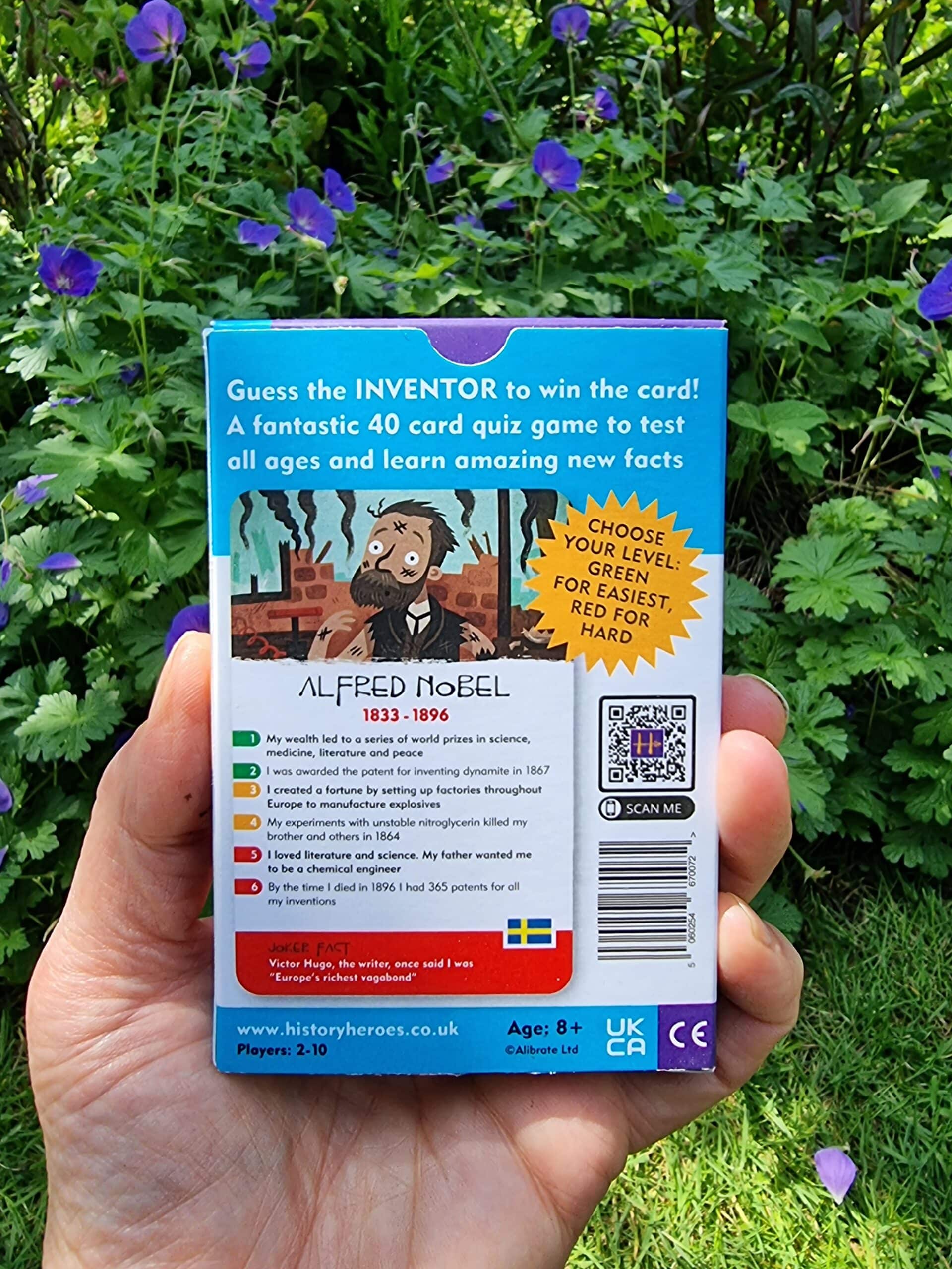 History Heroes Inventors Card Game - Image 2