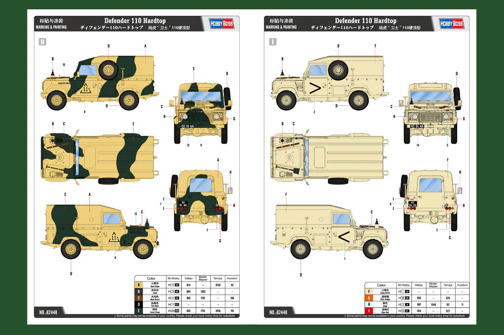 Hobby Boss 1/35 Defender 110 Hardtop - Image 2