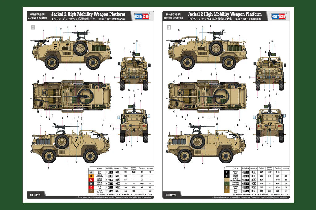 Hobby Boss 1/35 Jackal 2 High Mobility Weapon Platform - Image 2