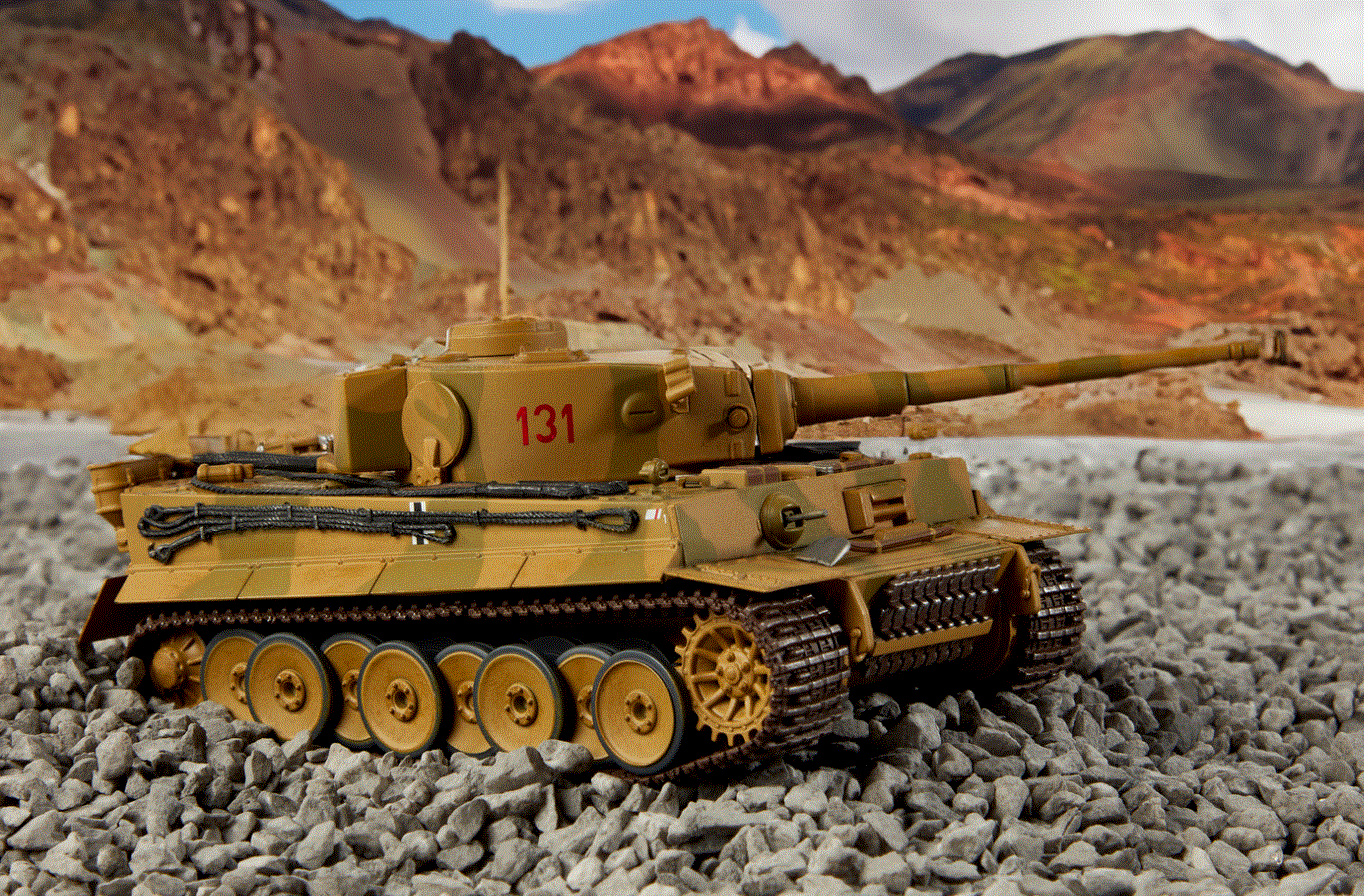 Hobby Master 1/56 Diecast Tiger 1 Tank Early Production Tunisia 1943 - Image 2