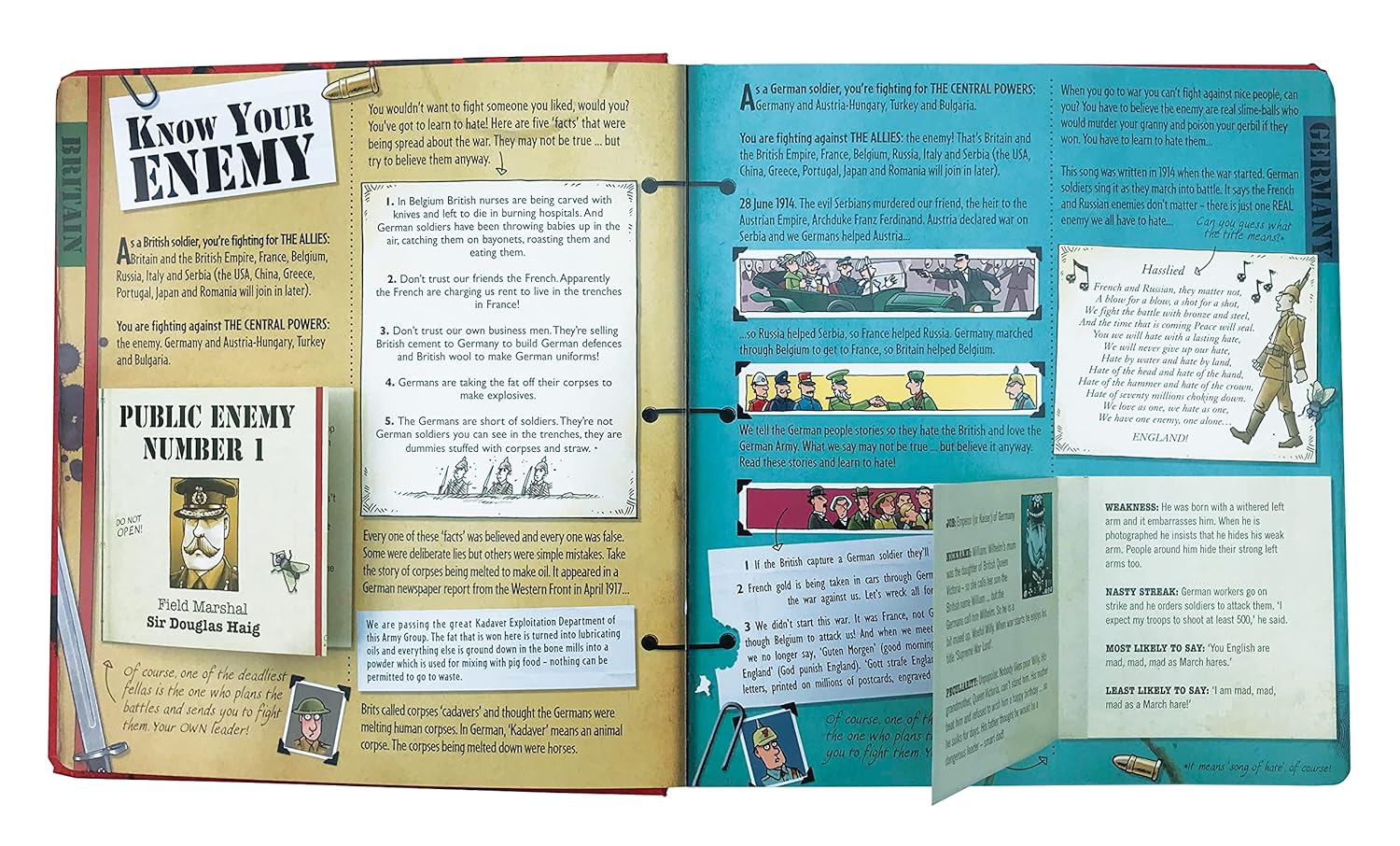 Horrible Histories, Terrible Trenches Field Book - Image 4