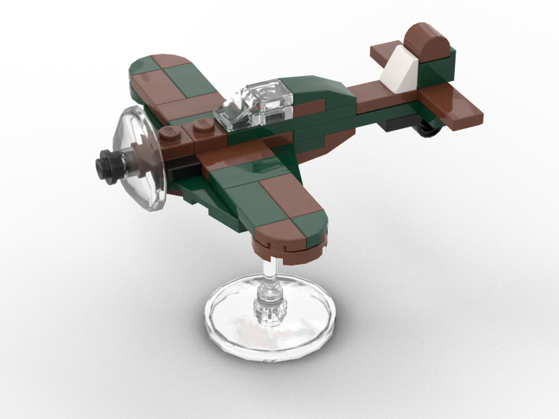 Brickskrieg 1/100 Scale Hurricane Aeroplane - Image 2