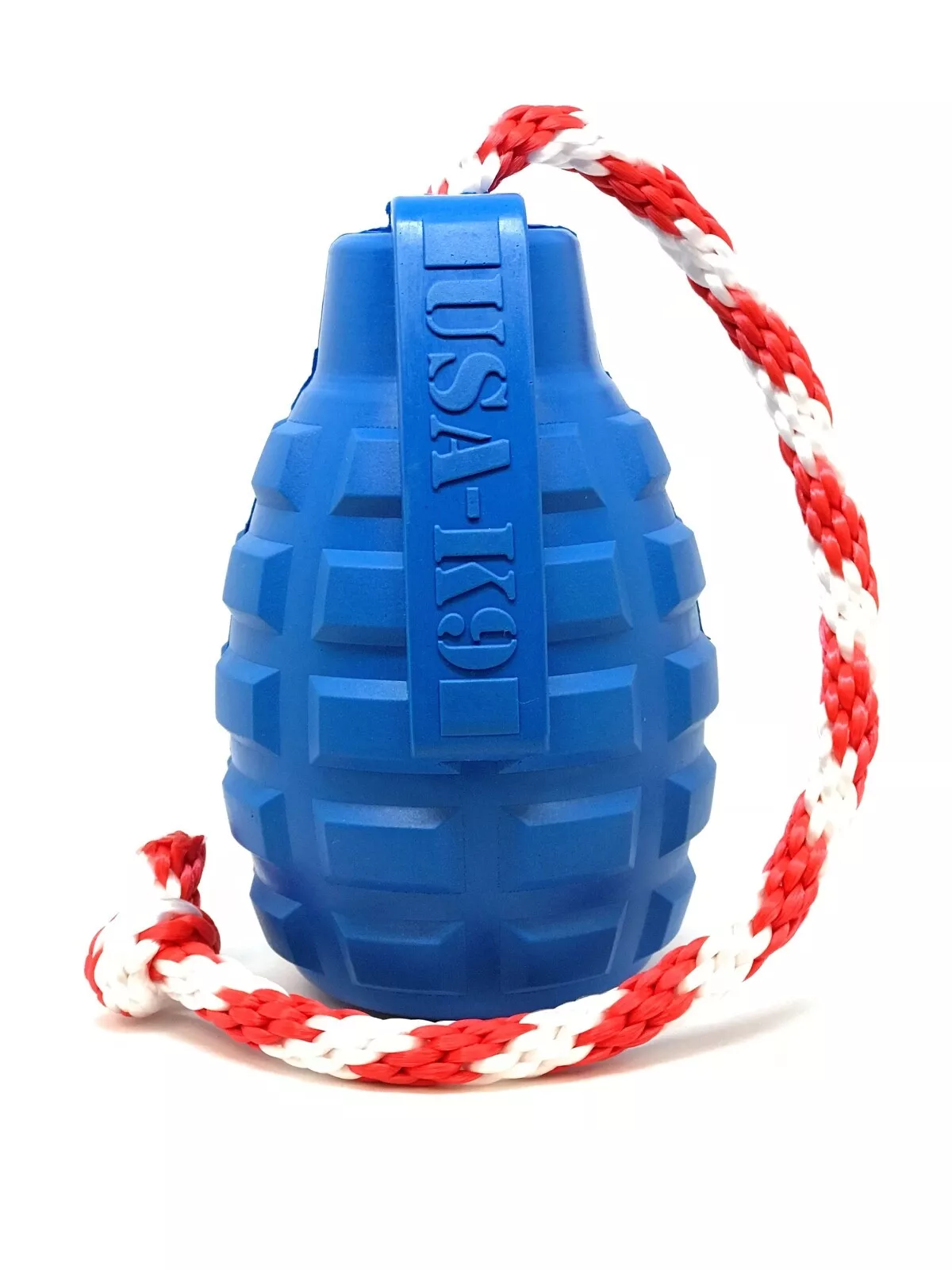 K-9 Grenade Dog Toy With Rope - Image 2