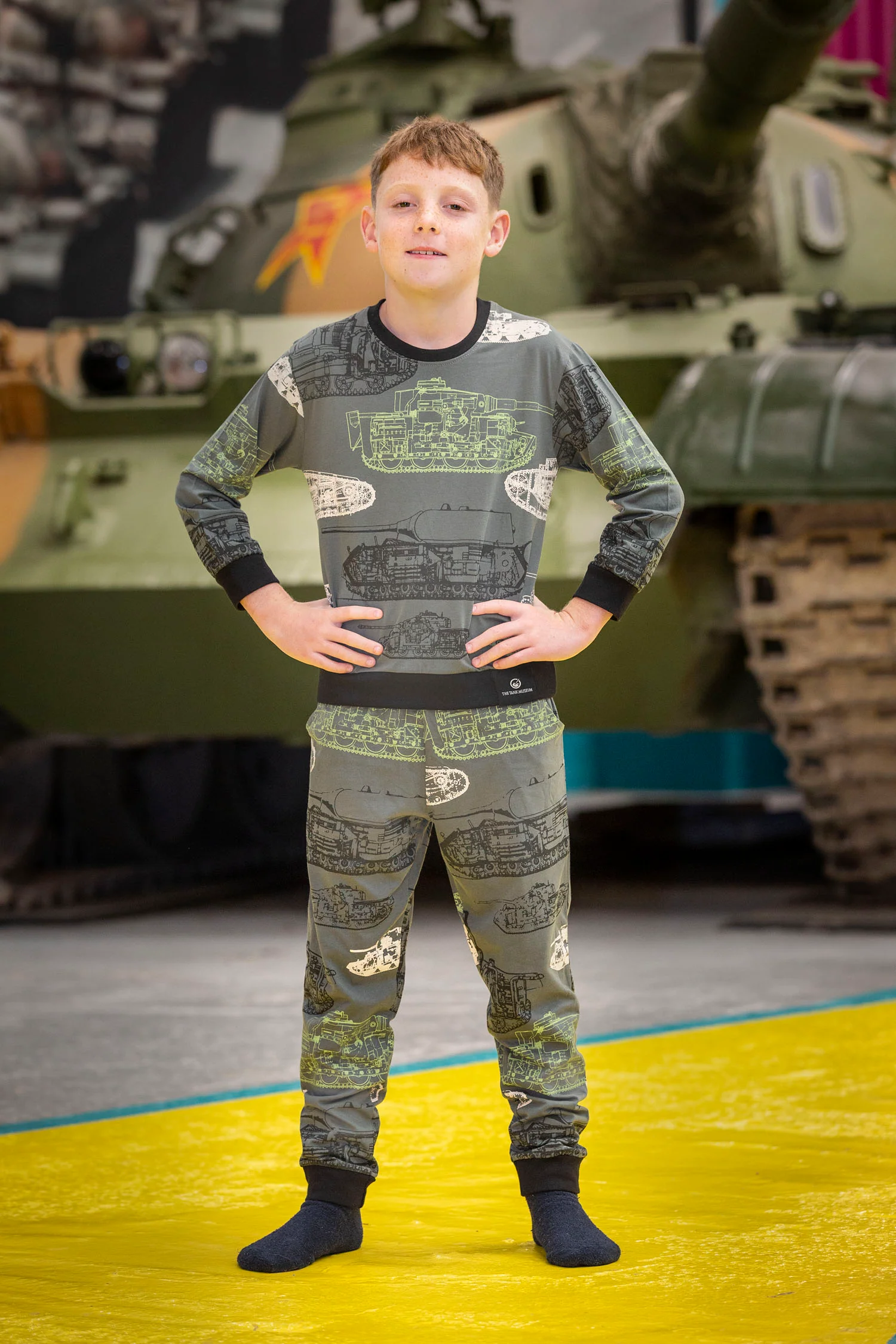 Kids Tank Outline Pyjamas - Image 2